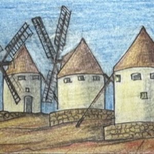 Consuegra Windmills in Spain