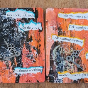 Halloween inspired art cards