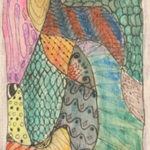 Abstract Watercolor Pencil Swap