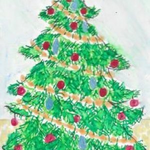 For Suzi's "Oh Christmas Tree..." swap