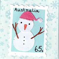 Holiday's handmade postage stamps 1