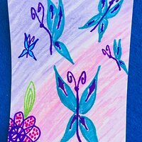 CiCiCreates - Turquoise Abstract Butterflies (468x640).jpg