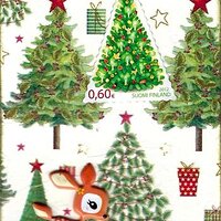 Christmas Trees with Deer