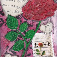 VALATART 01 Rose Love stamp