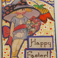 Little Girl in Easter Bonnet
