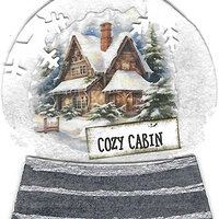Cozy Cabin Snow Globe