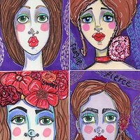 Hand Painted Women's Faces