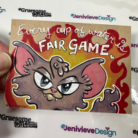 TRADED - Every cup of water is FAIR GAME. <3