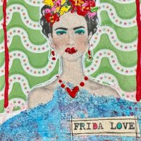 Frida in Blue
