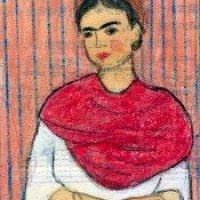 Finding Frida - in red shawl