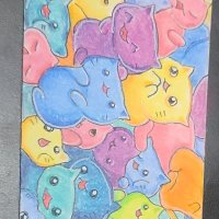 rainbow cats