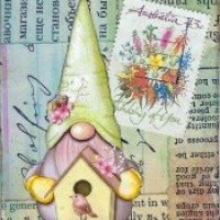 ED Atart Birdhouse Gnome