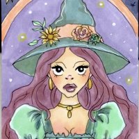 A mystical witch