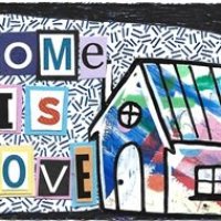 "Home is Love" Ransom Note swap