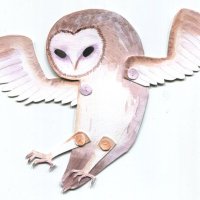 Barn Owl Articulated Doll