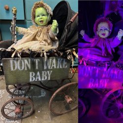 Don't Wake Baby - Creepy Doll Art