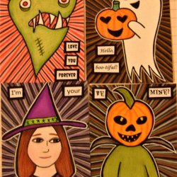 Halloween Valentines