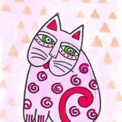 HC athon Mood Cat-Pink