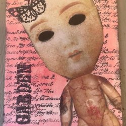 Creepy Doll ATC