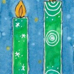 Two Winter Candles