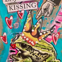 Frog Prince Enjoys The Kissing