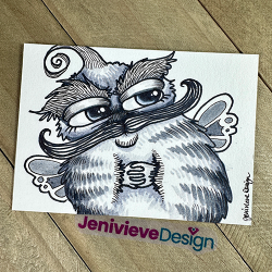 AVAILABLE - Inktober 2025 Prompt: "Mustache"