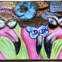 A Flamboyance of Flamingos