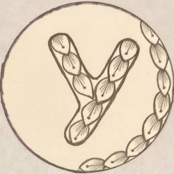 Zentangled ATCoins - Y, Z, favourite(s) 1/3