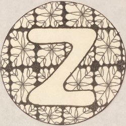 Zentangled ATCoins - Y, Z, favourite(s) 2/3