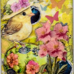 Easter 02 chick with pink flowers.jpg