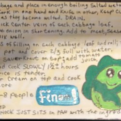 Cabbage Rolls instructions