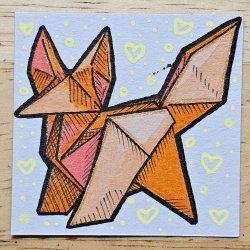 Origami Fox Twinchie