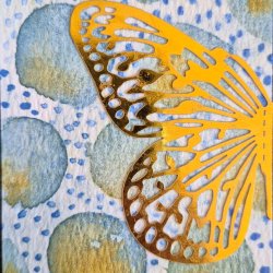 Gold butterfly