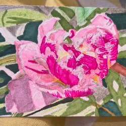 Pink flower
