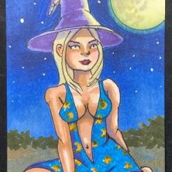 Sexy Witch Pinup Style