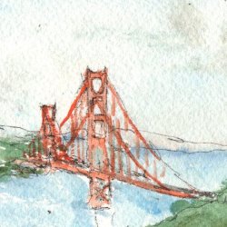 From California (Golden Gate Bridge)