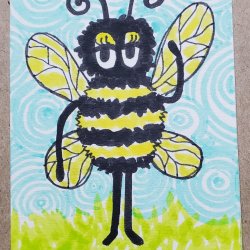 Friendly fuzzy bee
