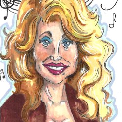 Honoring Dolly Parton- Portrait