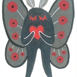 Folk Art Mothman
