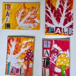 October Prompt - orange leaf ransom note