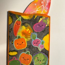 ATC pumpkin pocket, made for H’ween Challenge