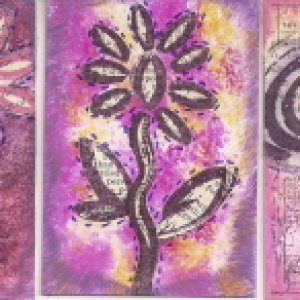 Mixed Media Flowers