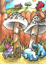 2016 May Monthly ATC Contest 1st Place -- Noodlerabbit88