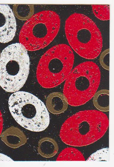 Abstract Art-Red.Black and White