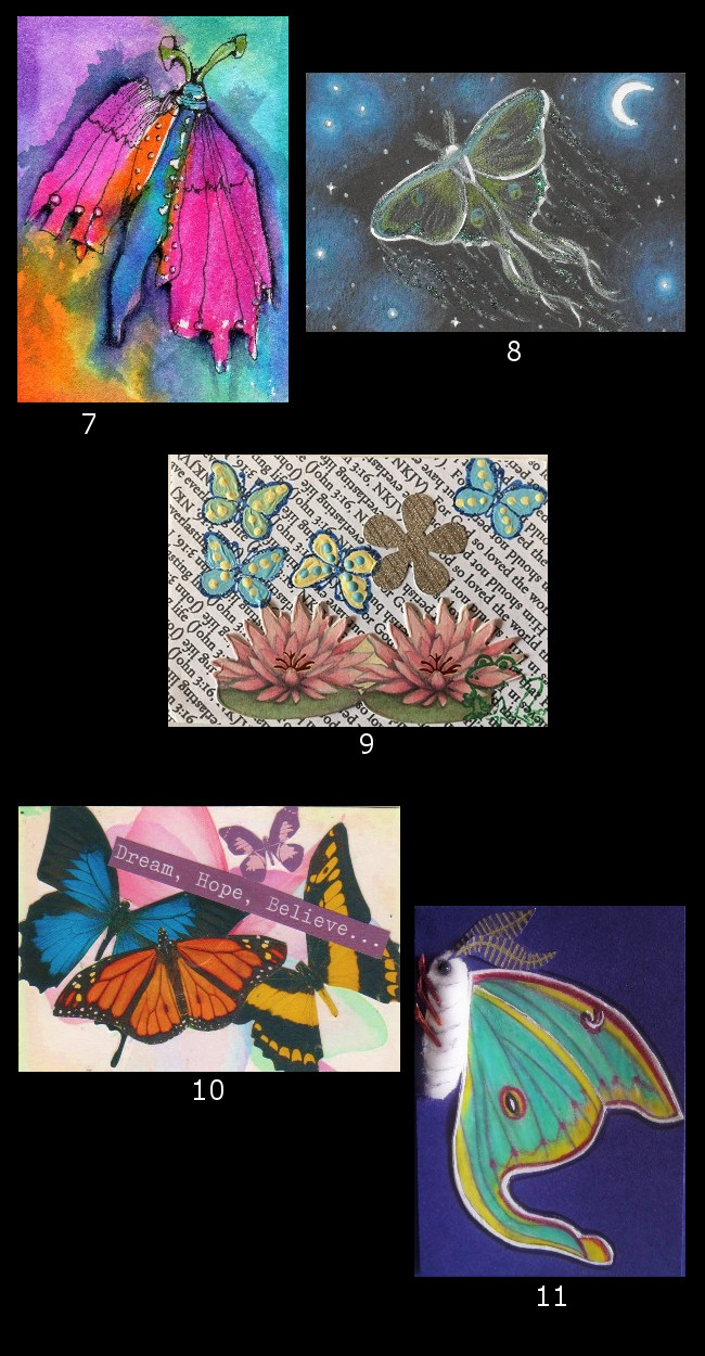 April 2018 ATC Contest - Butterflies & Moths
