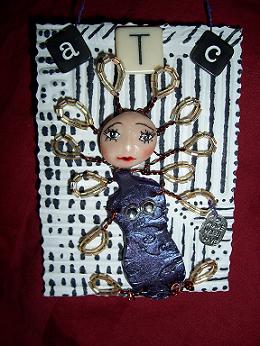 atc made with love art doll