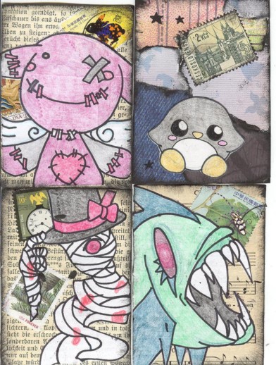 ATC Swap - Postage stamps