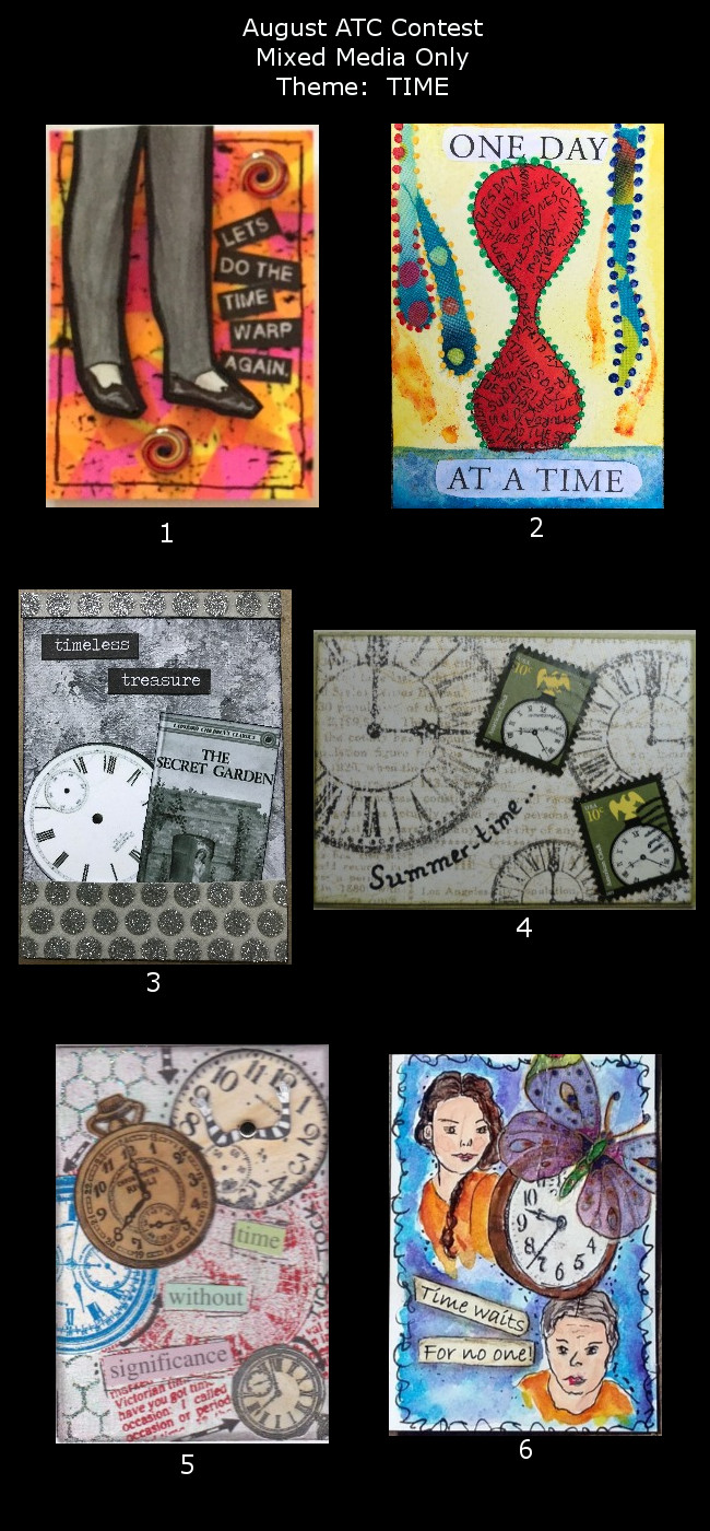 August Monthly ATC Contest: TIME
