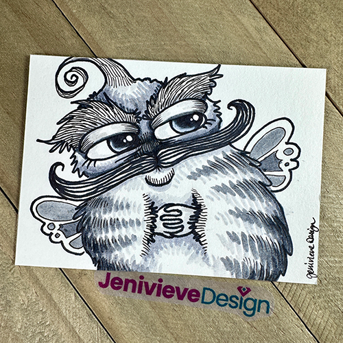 AVAILABLE - Inktober 2025 Prompt: "Mustache"