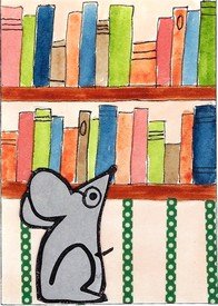 Back2School library mouse